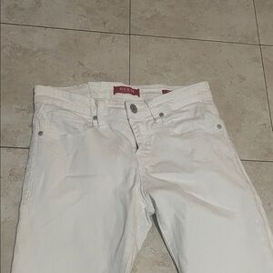 Guess Women's Straight Leg White Jeans